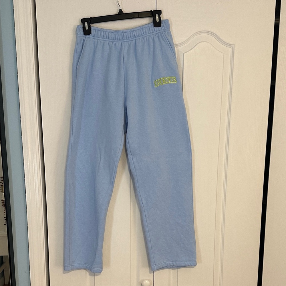 PINK Victoria's Secret Light Blue Joggers